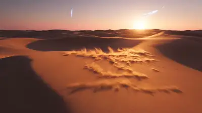 Concept publicitaire Nike Desert Hologram Runner