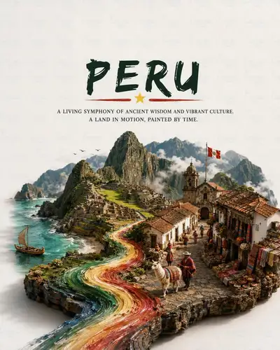 Miniature Diorama Travel Poster