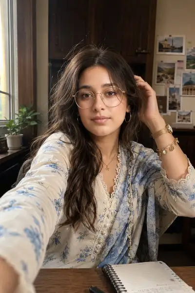 Selfie de bureau préservant l'identité avec tenue kurta, GPT Image 2