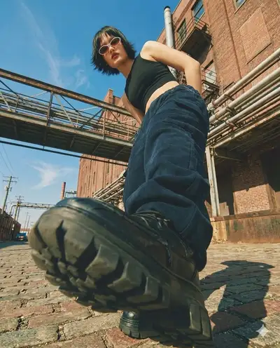 Cinematic Portrait - Analog Denim Close-up