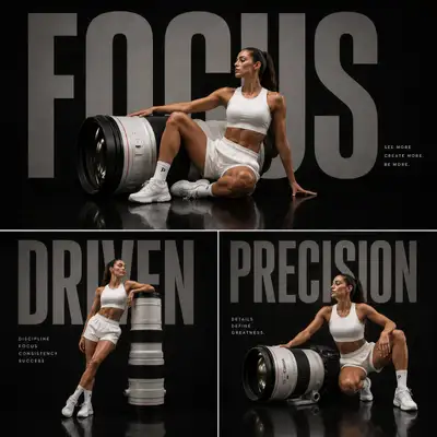 Luxury Sports Editorial Collage Prompt