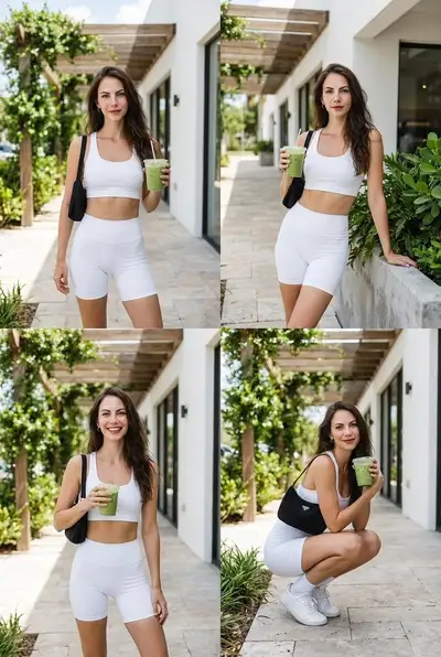 Matcha Lifestyle Fashion 2x2 Grid