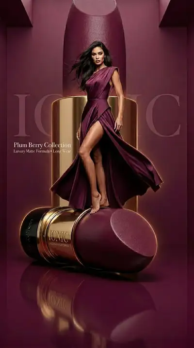 Ultra-Luxury Avant-Garde Beauty Campaign Image Prompt