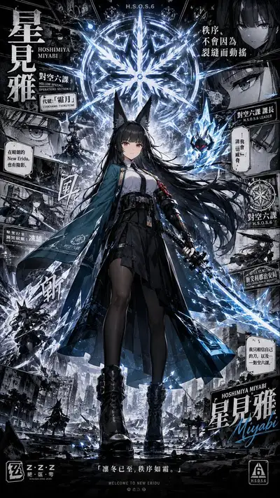 9:16 Vertical Comic Collage Character Memorial Poster