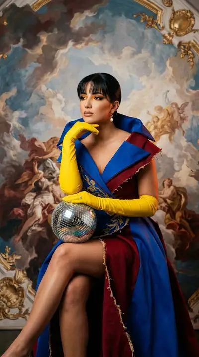 Baroque Surrealist Couture 05 - Seated Throne