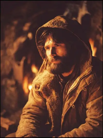 Ultra-Realistic Cinematic Portrait of a Rugged Survivalist