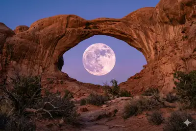 Ultrarealistic Arches National Park Landscape