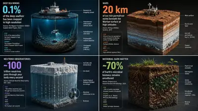 Cutaway infographic template for mindblowing science topics