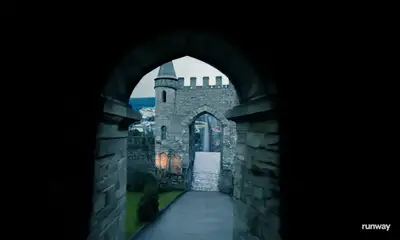 Castle to Cyberpunk City Fly-Through
