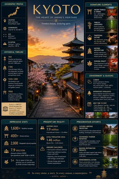 Editorial travel infographic about any place