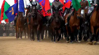 Animate Galloping Horses with Knights
