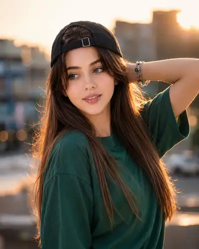 Golden Hour Urban Portrait Prompt