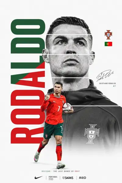 FIFA legendary player poster template variant