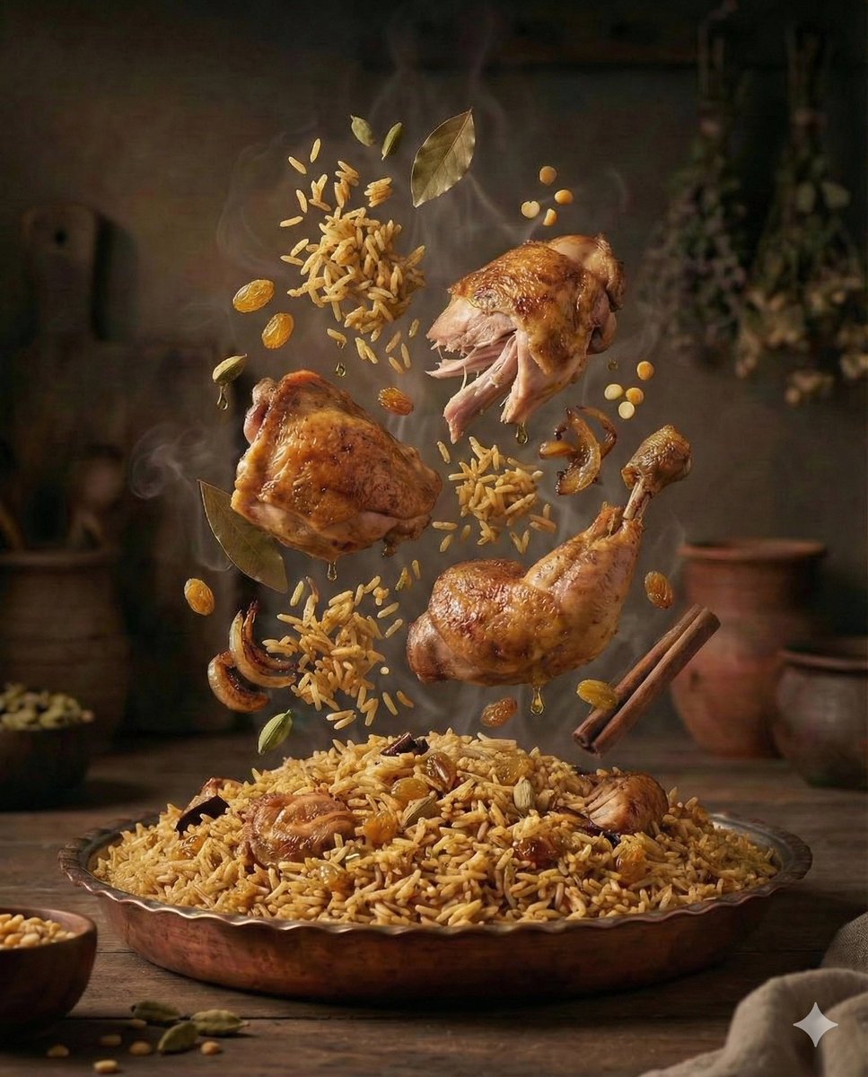Hyper-Realistic Cinematic Middle Eastern Food Photography
