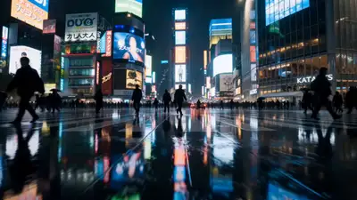 Cinematic Rainy Tokyo Night Racing POV Video Prompt