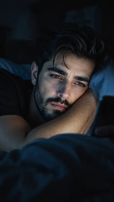 Cinematic Night Portrait with Phone Glow