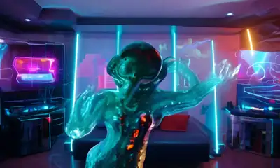 Cephalopod Alien TikTok Dancer