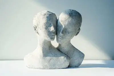 Concrete Sculpture Front View