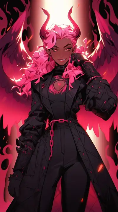 Toonami Niji Style: Medieval Ebony She-Devil