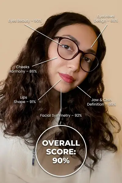 Facial Aesthetic Report Poster Prompt