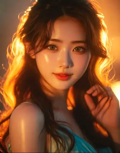 Ethereal Golden Hour Portrait