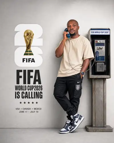 FIFA World Cup 2026 player jersey ad poster