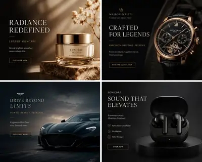 Luxury Product Promotional Visuals Prompt