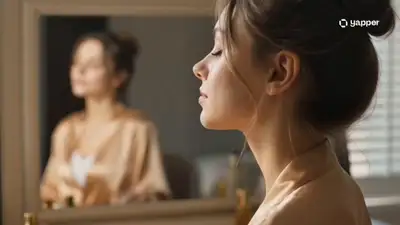 Filmisches Video einer luxuriösen Beauty-Routine zur goldenen Stunde