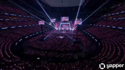 K-pop Concert Spectacle with Holographic Performer