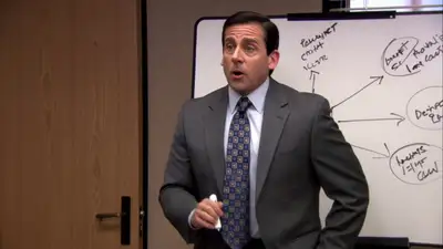 The Office Style LLM Meeting Mockumentary Scene
