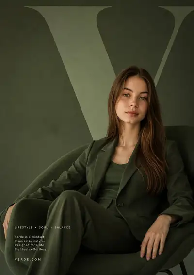 Luxury Editorial Branding Poster for TEJASWINI