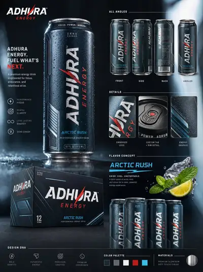 Premium Energy Drink Brand Concept Generator
