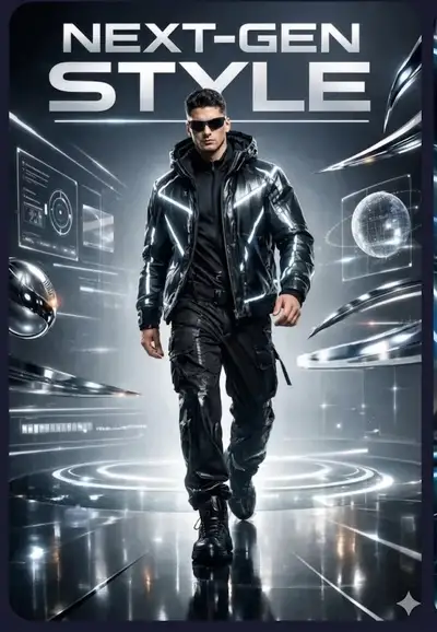 Next-Gen Futuristic Style Poster