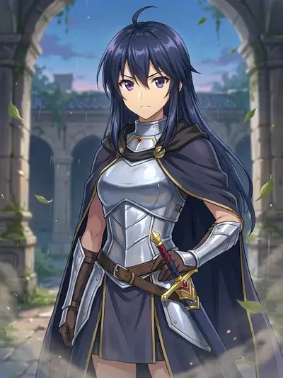 Anime poster illustration for Wistoria Wand and Sword