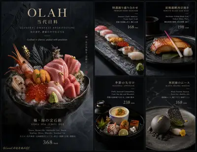 Ultra-Premium OLAH Japanese Dining Campaign Board