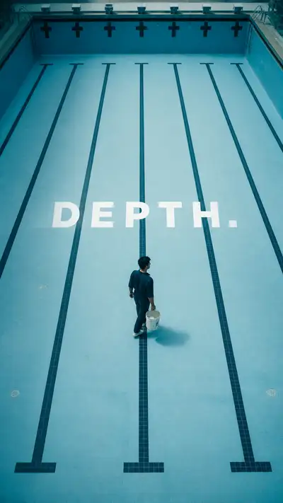 Campagne Éditoriale : Profondeur de Piscine Vide