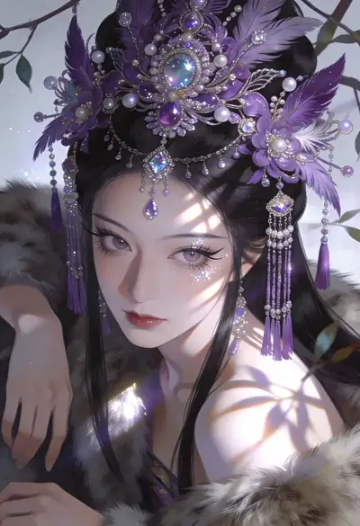 Anime character converted into a photorealistic portrait