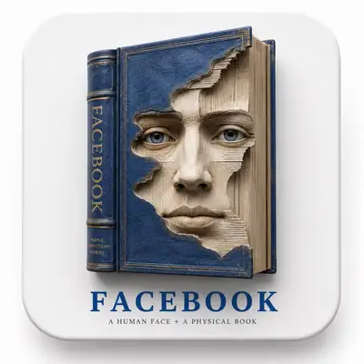 Surreale Tech-Marken-Skulpturen-Serie (Facebook, YouTube, Google)
