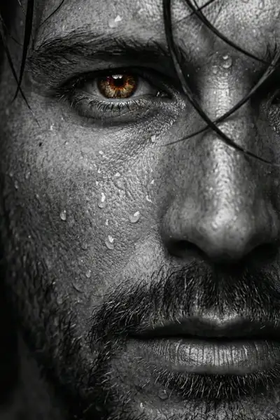 Cinematic Rain-Soaked Portrait Prompt