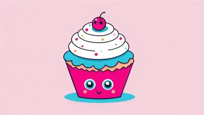 Minimalist 2D Cartoon Art Prompt