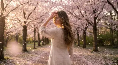 Ethereal Spring Fashion Editorial Portrait