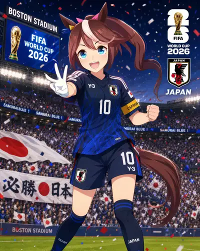 Anime Character Leading Japan at the FIFA World Cup 2026