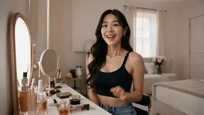 Korean Fashion GRWM Video Prompt