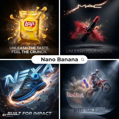 Cinematic 3D Action Advertisement with Brand Logo
