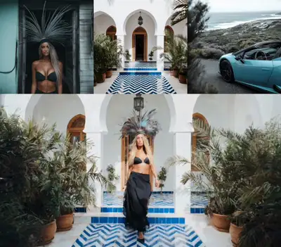 Kling Elements: Cinematic Woman with Lamborghini
