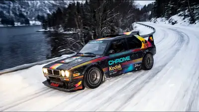 Kodak Lancia Snow Rally Multi-Shot