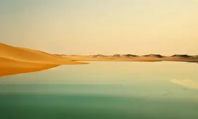 Desert Oasis Dust Text Effect