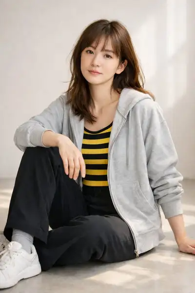 Natural Light Portrait of Young East Asian Woman