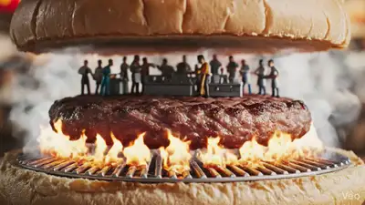Miniature Burger Kitchen Revealed