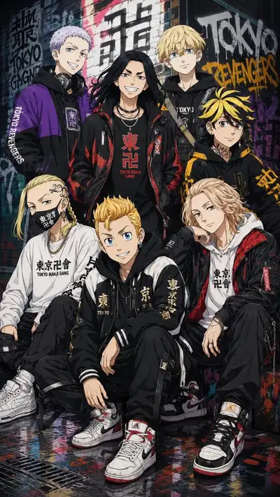 Epic Anime Crossover Squad Portrait